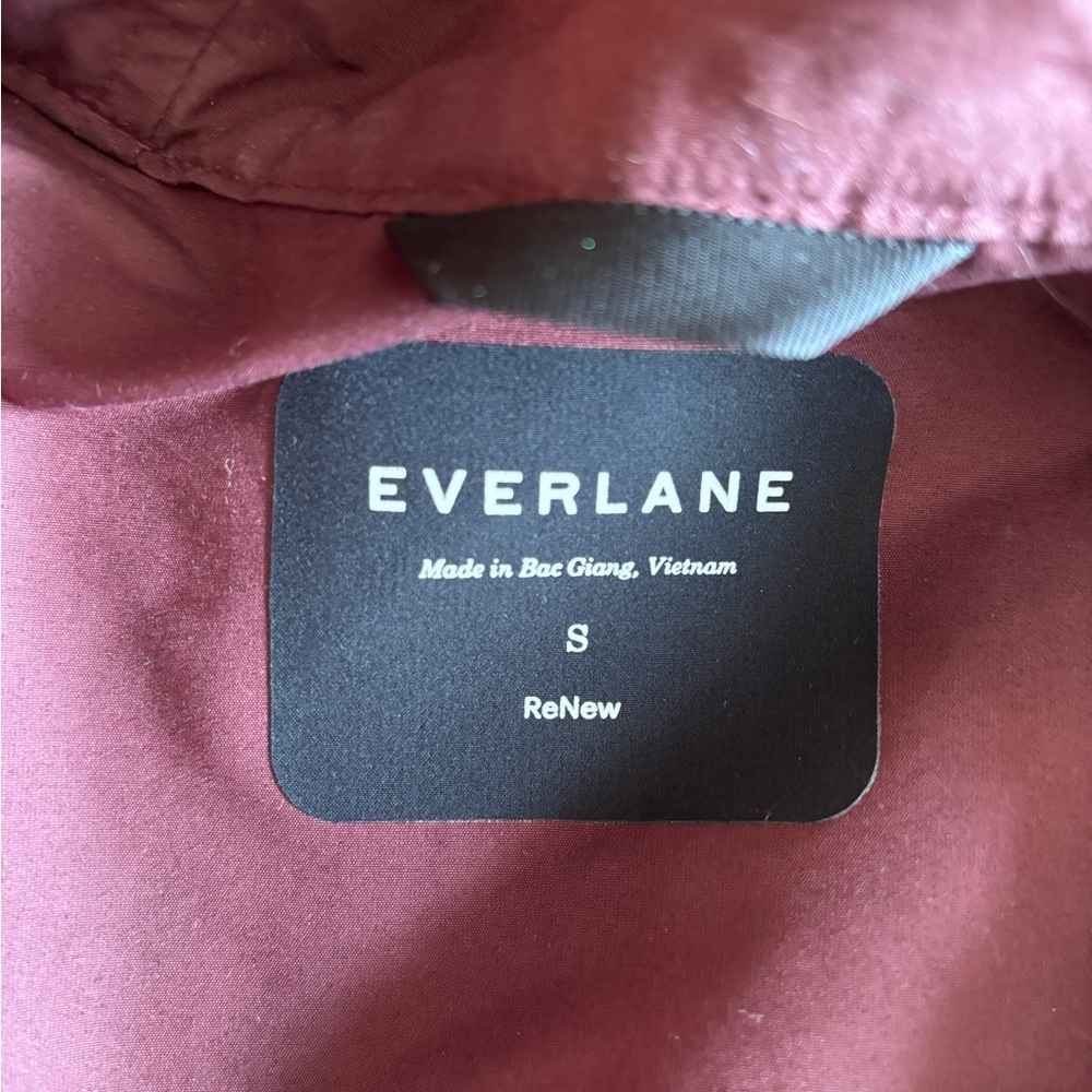 Everlane Burgundy Lightweight Jacket - Picture 4 of 13